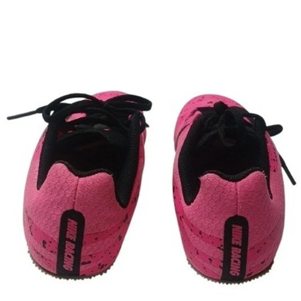 Nike Zoom Rival M 9 Track Spikes Womens 8.5 Pink Black‎ Splatter 907565-603